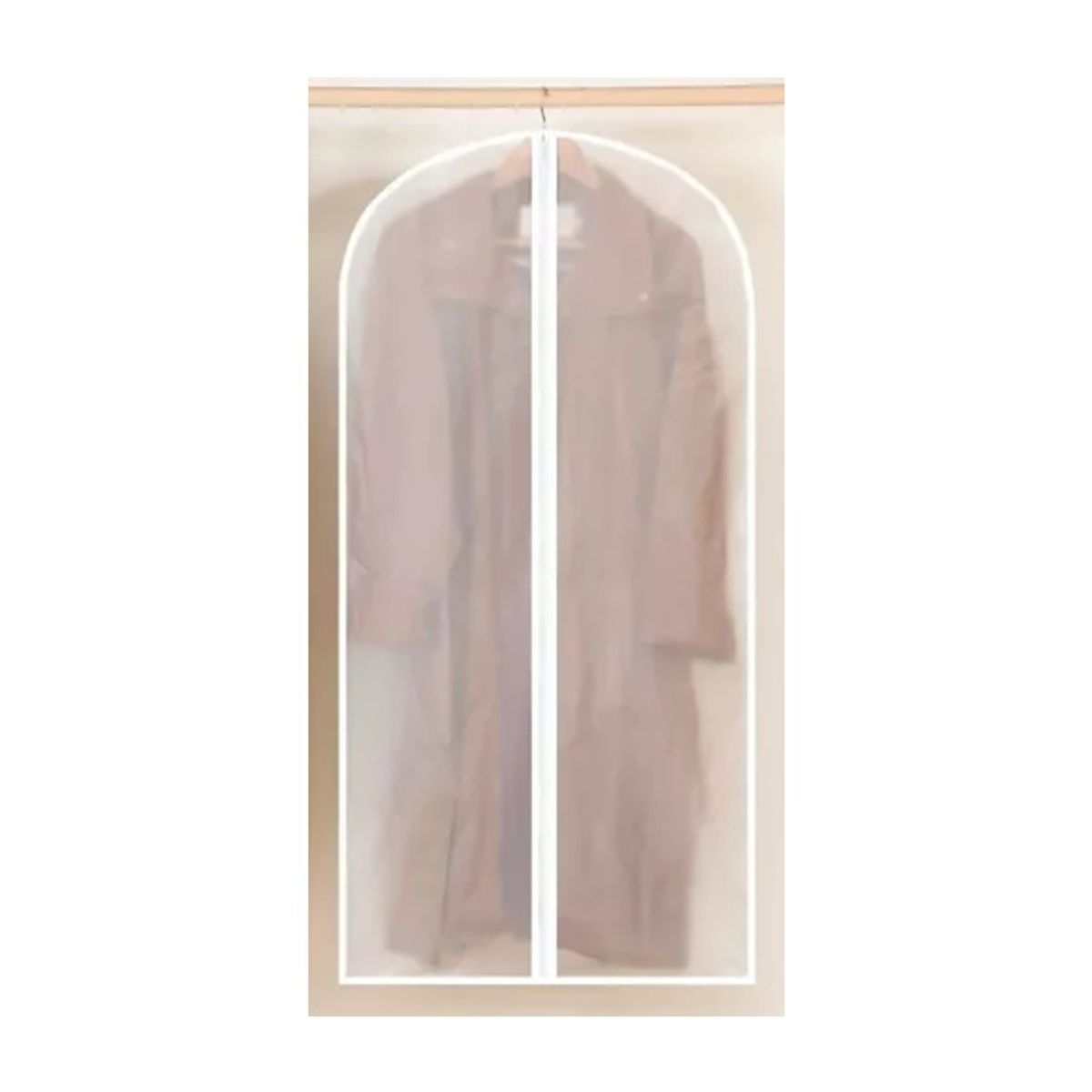 GENERICO - 5 Bolsas Transparentes Cubre Trajes Colgar Closet Ropa