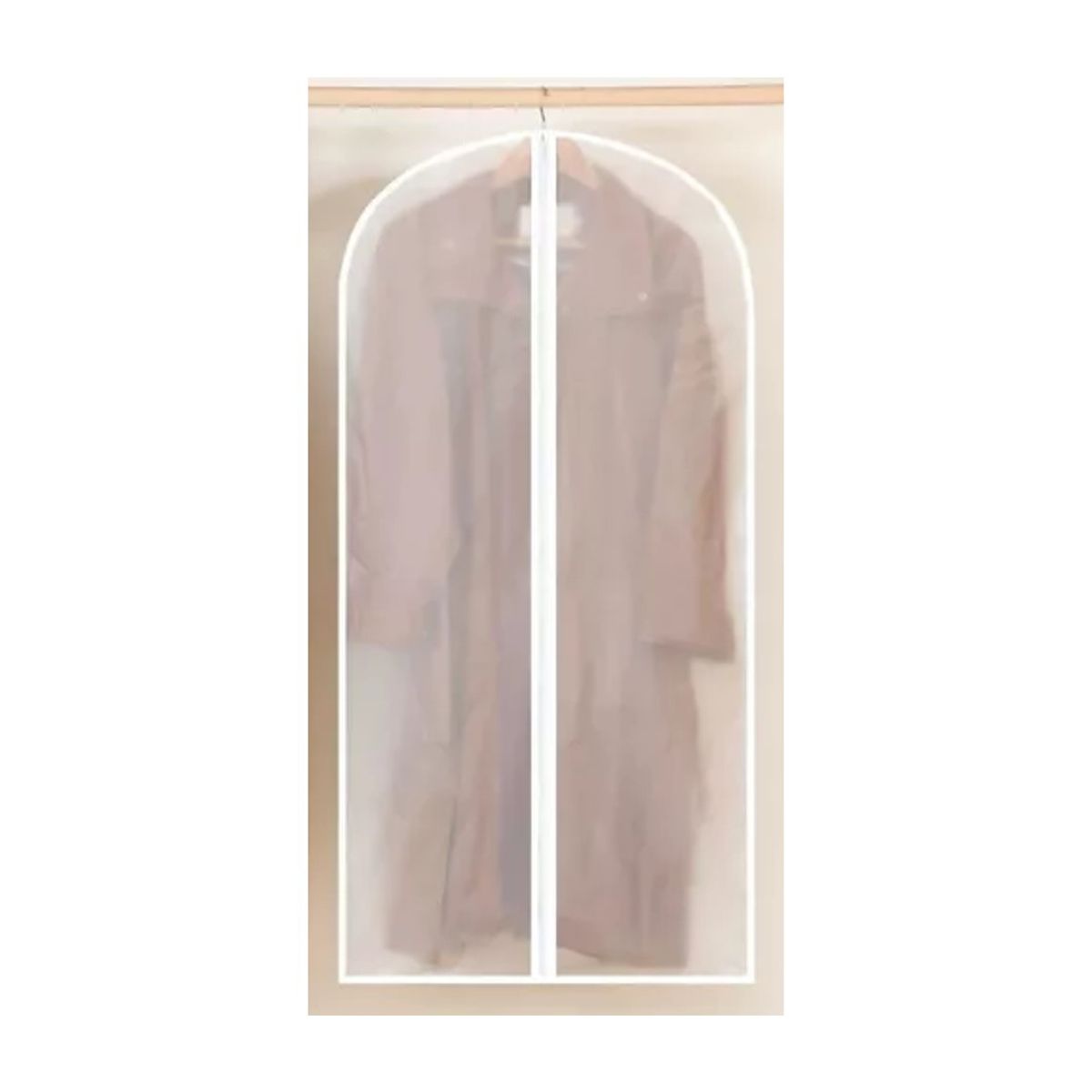 GENERICO - 5 Bolsas Transparentes Cubre Trajes Colgar Closet Ropa