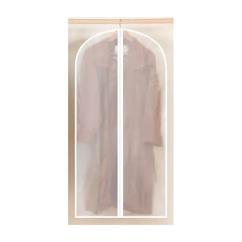 GENERICO - 5 Bolsas Transparentes Cubre Trajes Colgar Closet Ropa