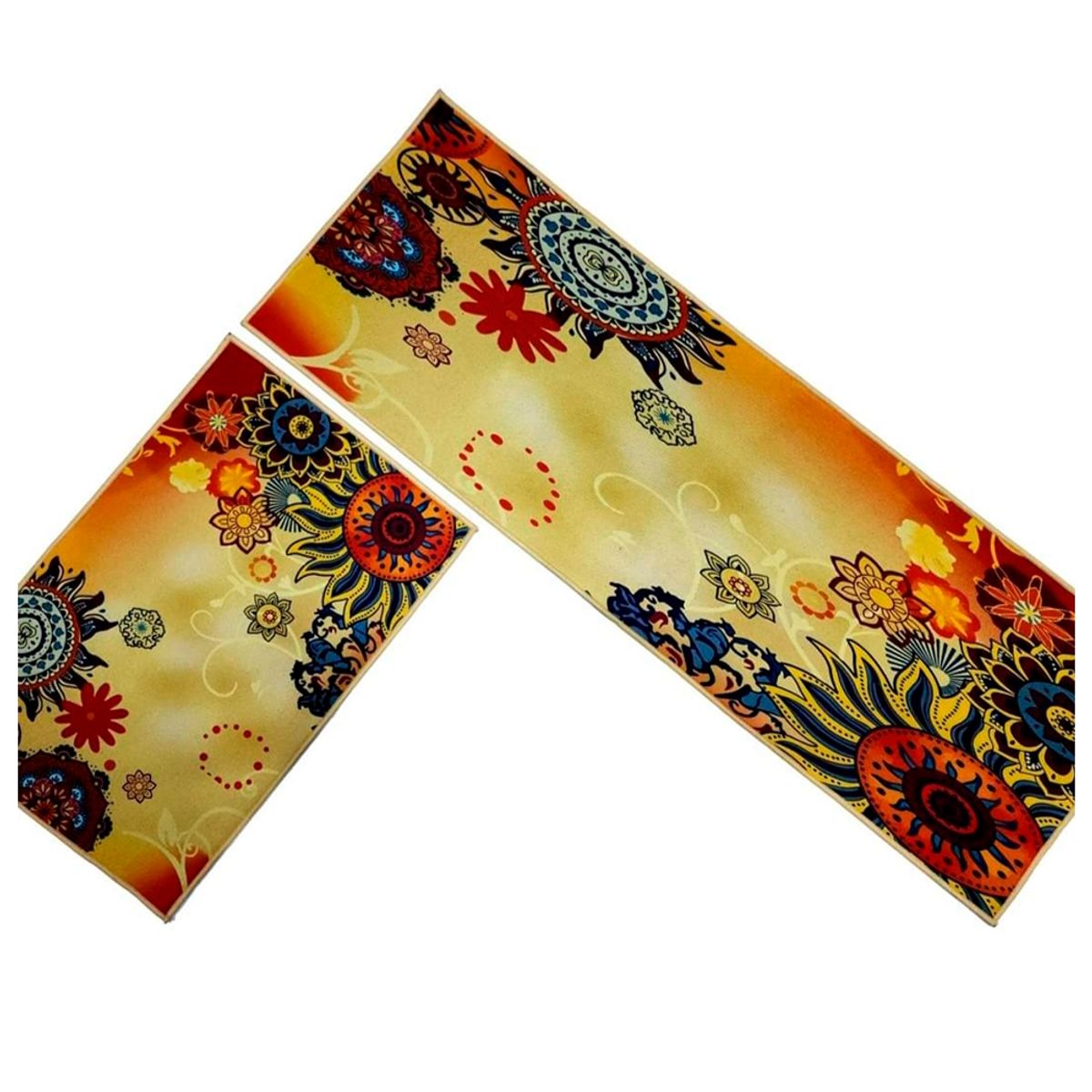 GENERICO - 2 Alfombra cocina baño antideslizante  de 40 cm x 60 cm / 40 cm x 120 cm