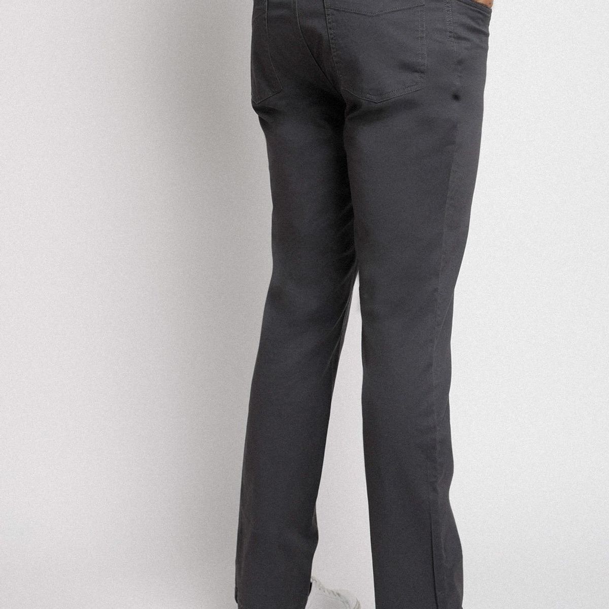 TRIAL - Pantalón cinco bolsillos gris oscuro