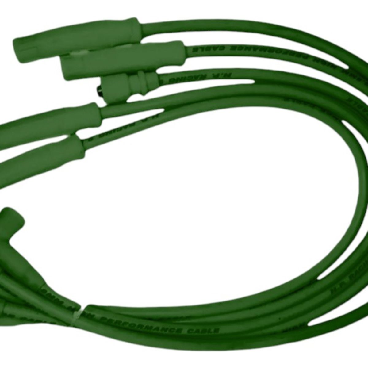 GENERICO - Cables Bujía De Alta Tuning Competición Auto VERDE