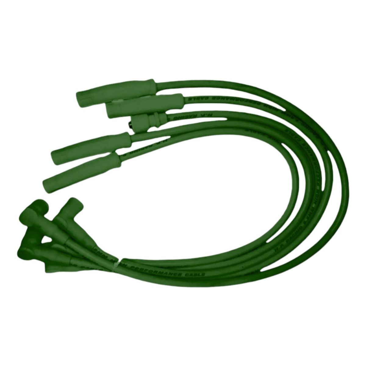 GENERICO - Cables Bujía De Alta Tuning Competición Auto VERDE