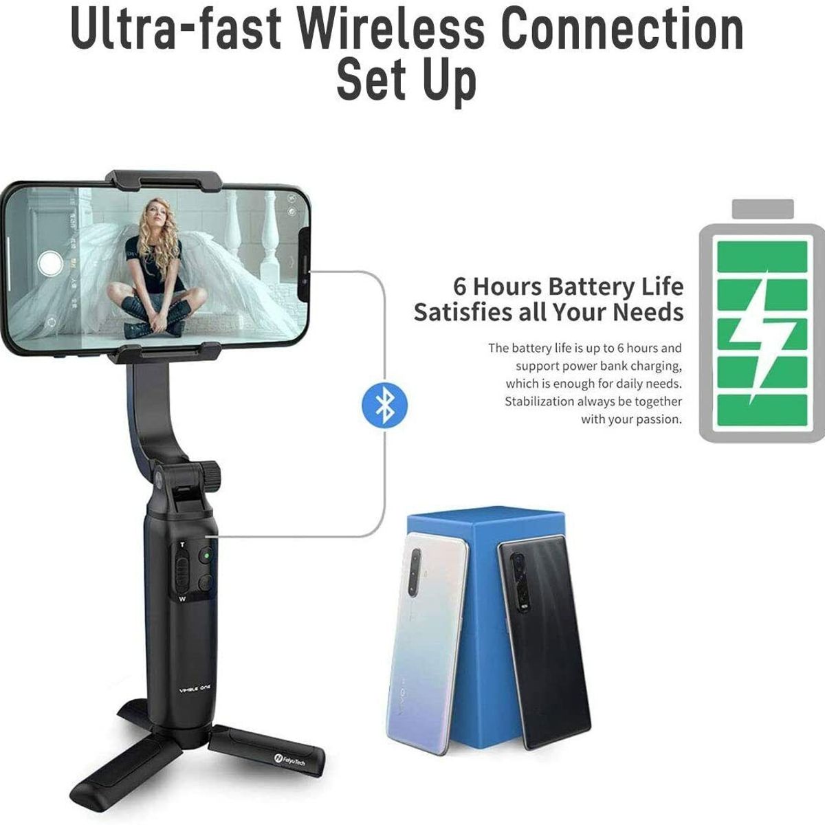 FEIYUTECH - Feiyutech VIMBLE ONE Smartphone Gimbal de un eje 18cm