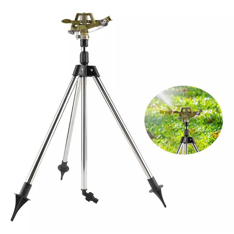 KUANGYE - Aspersor De Trípode De Impacto Kit De Riego