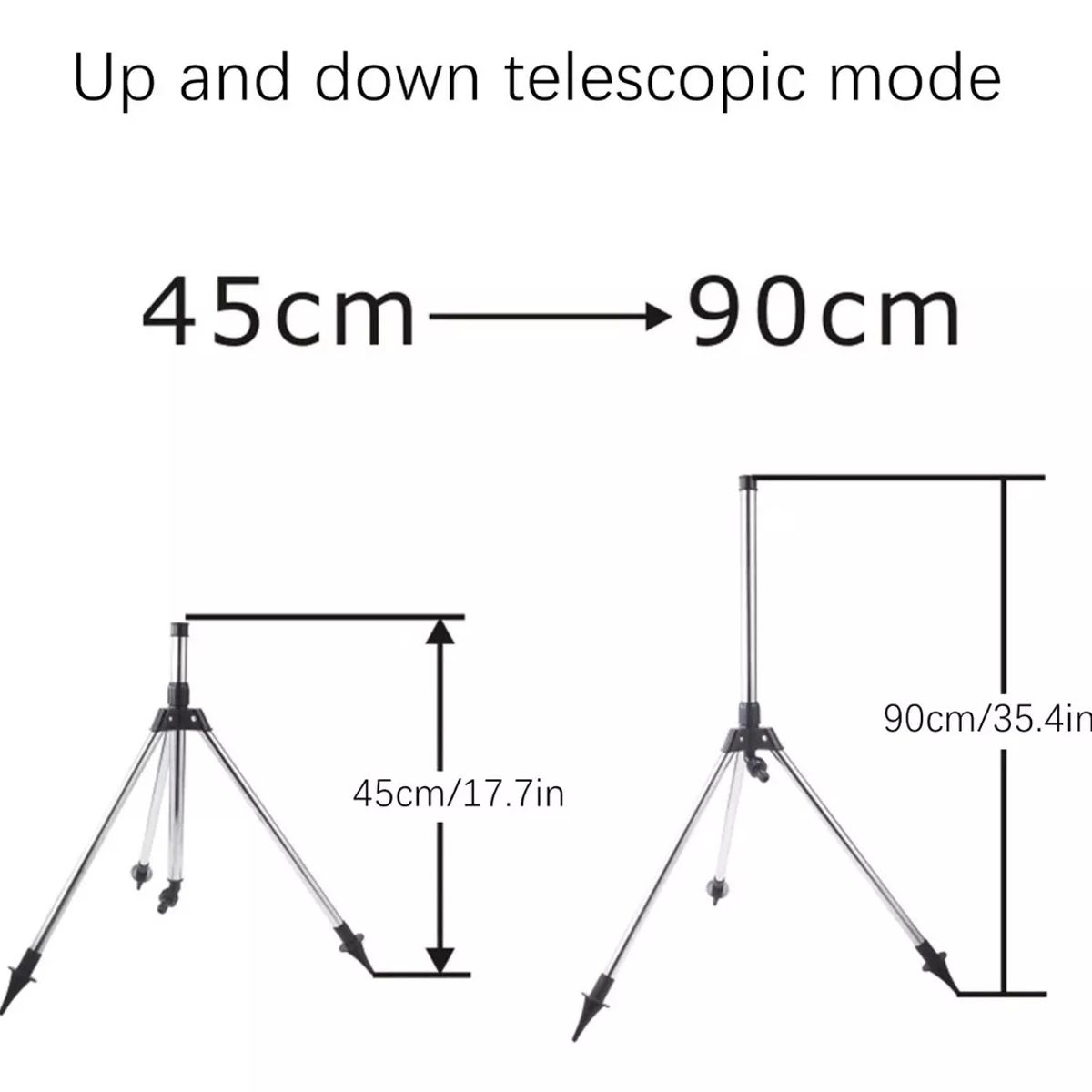 KUANGYE - Aspersor De Trípode De Impacto Kit De Riego