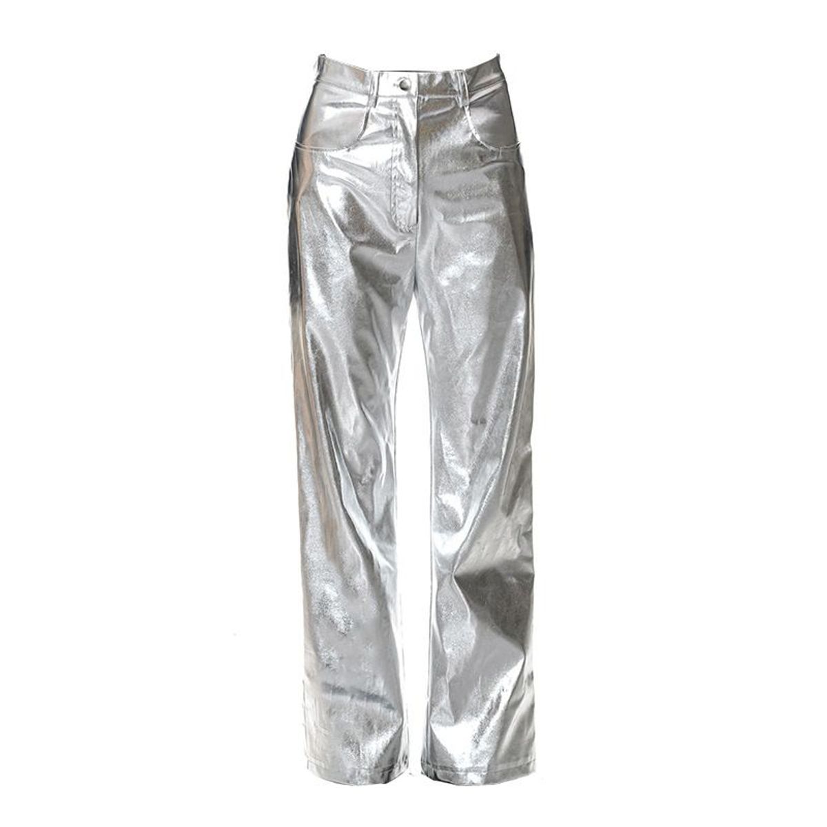 BONVERANO - Pantalón Mujer de color metálico