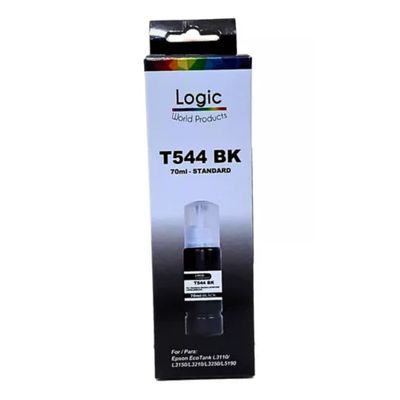 Imagen 2 del producto Tinta T544 Para Epson Con Boquilla 70ml L3110 L3150 Color Negro