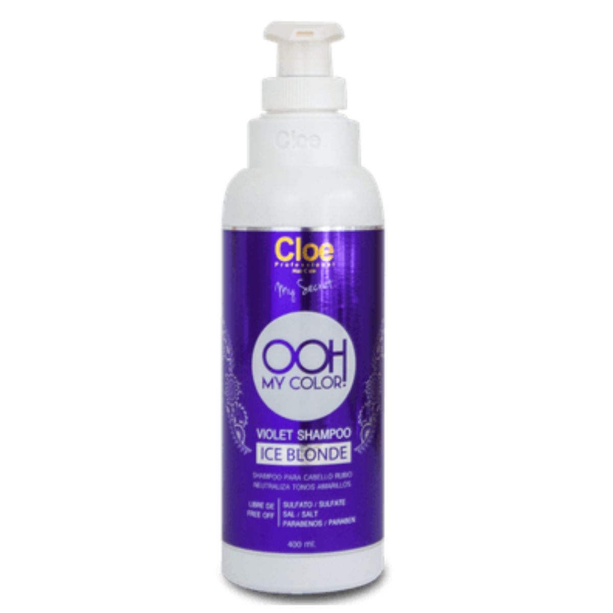 CLOE - Shampoo Matizador Cloe Ohh My Color Violet Ice Blonde 400 ml