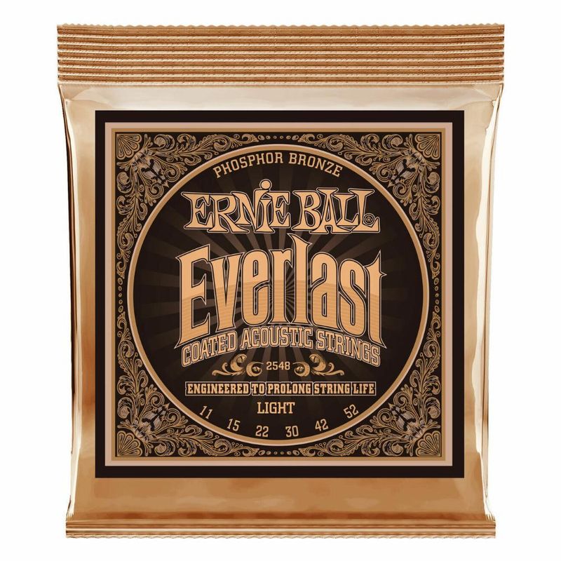 ERNIE BALL - Cuerdas metalicas guitarra acustica Ernie Ball P02548 - Cobre