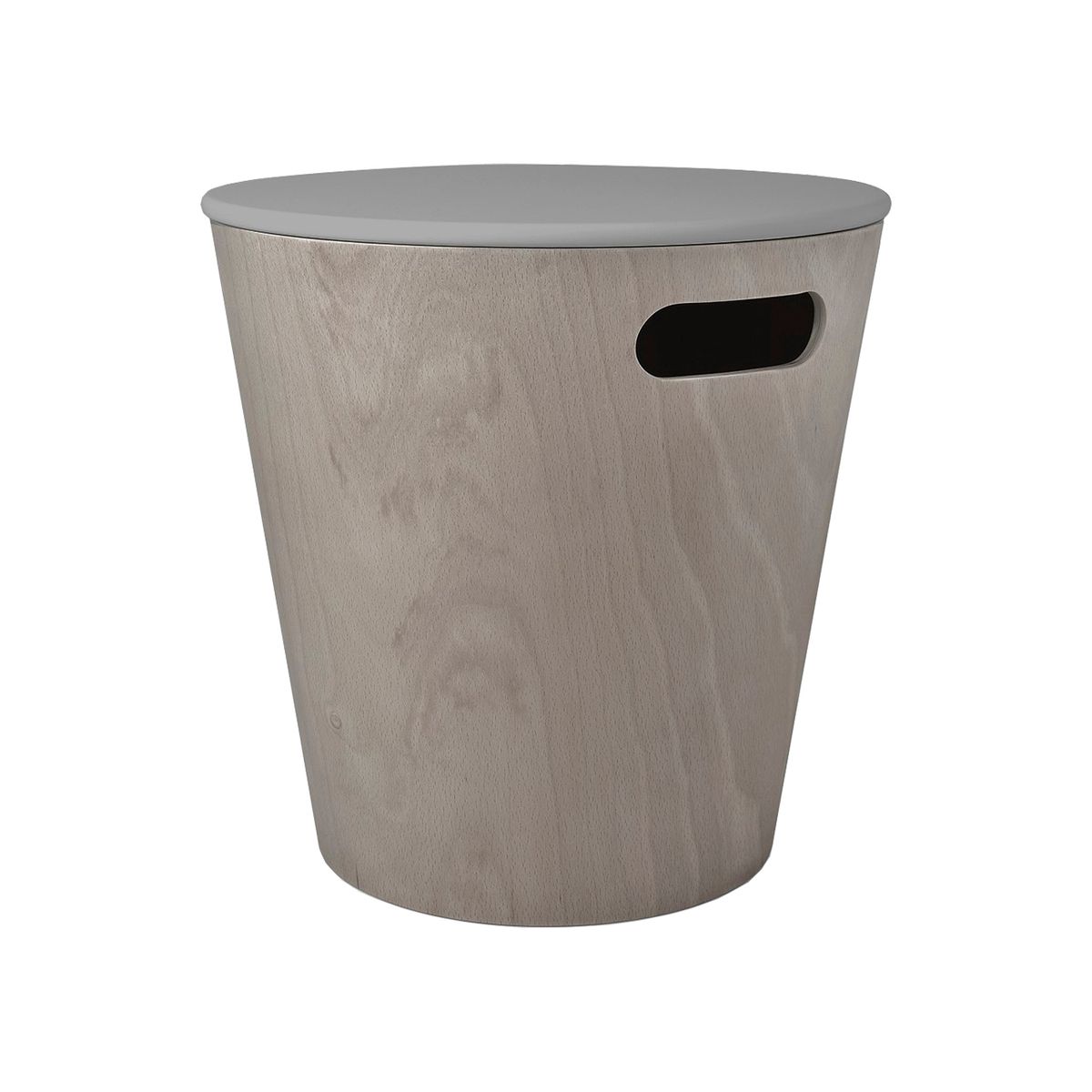 SUR DISEÑO - Mesa Lateral Woodrow Gris