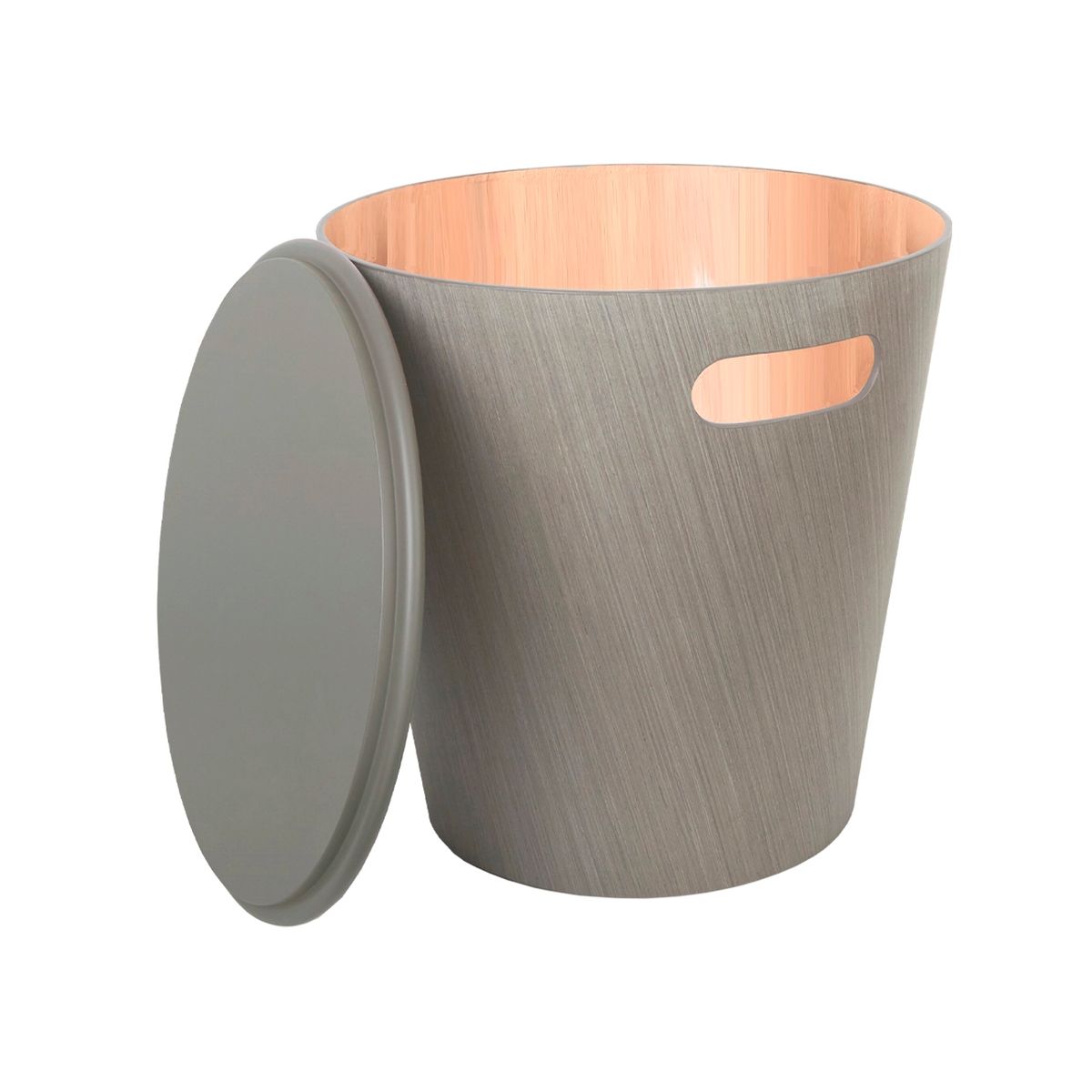 SUR DISEÑO - Mesa Lateral Woodrow Gris