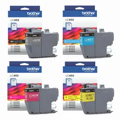 BROTHER - Pack X4 Tintas Originales LC402 BKCMY J6740DW