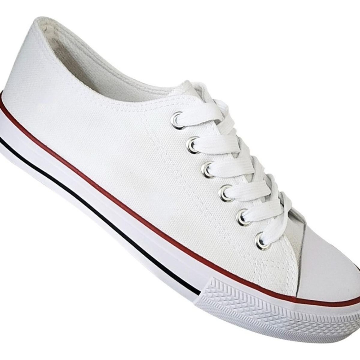GENERICO - Zapatilla Urbana De lona Casual - Negro - 7080