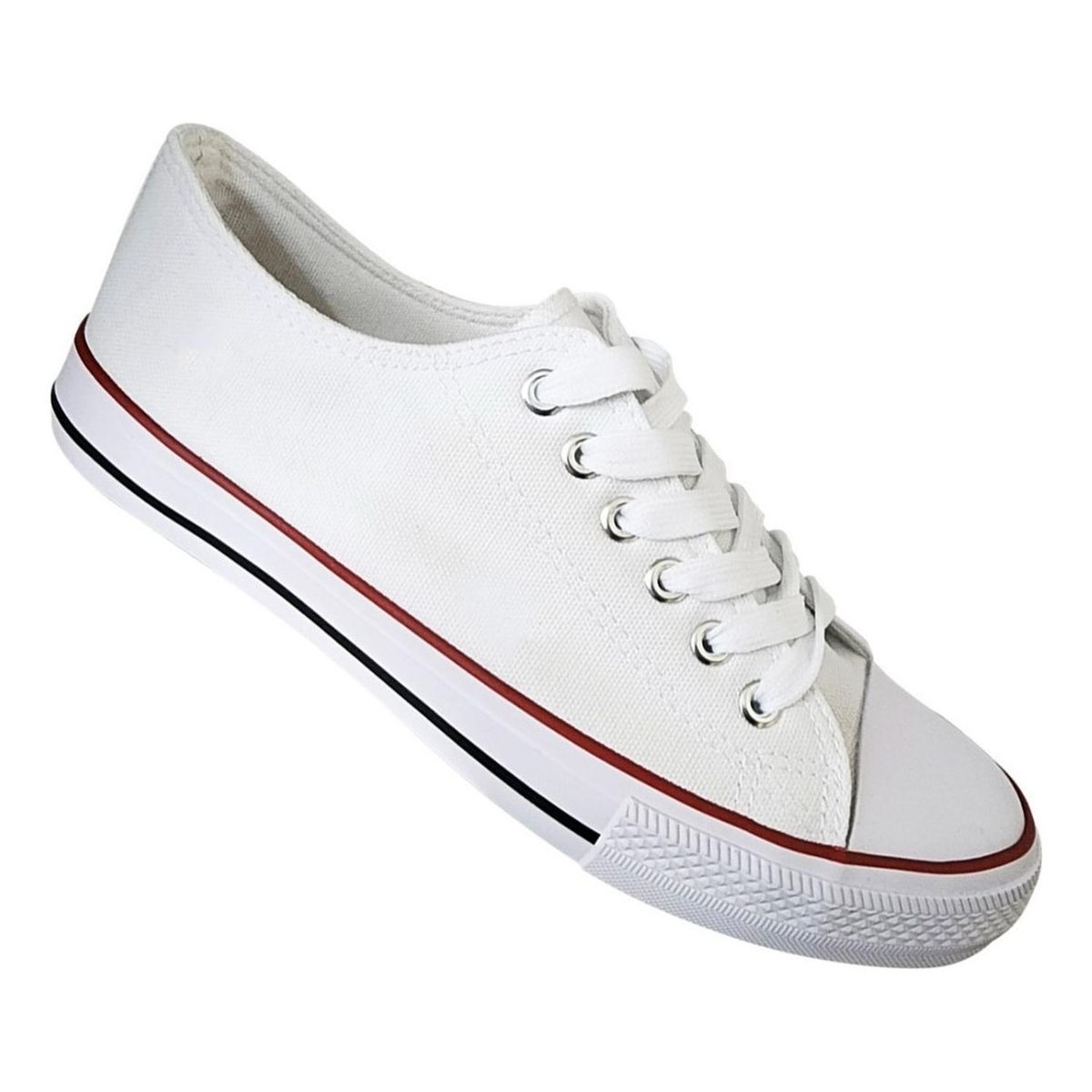 GENERICO - Zapatilla Urbana De lona Casual - Negro - 7080