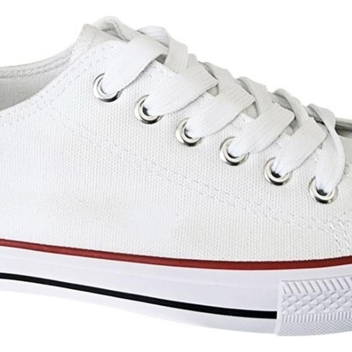 GENERICO - Zapatilla Urbana De lona Casual - Negro - 7080