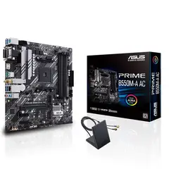 ASUS - Placa Madre Prime B550M-A AC Socket AM4 Factor mATX WiFi