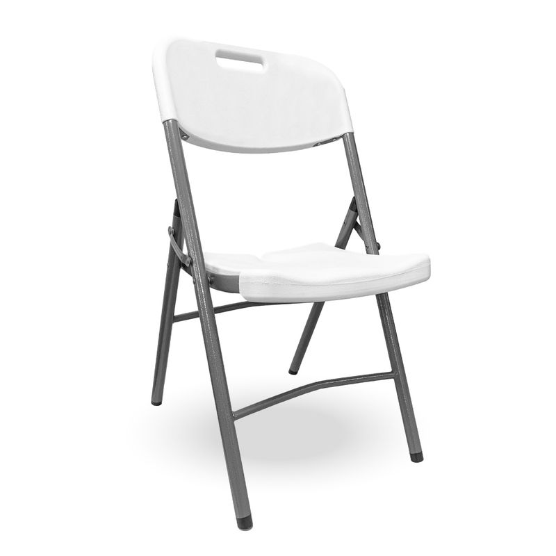 HOME&DESIGN - Silla Blanca Plegable respaldo Liso