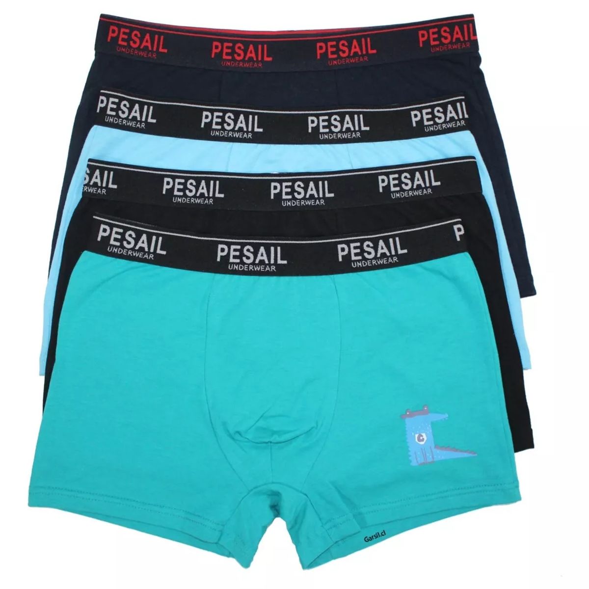 GENERICO - 12 Bóxer Para Hombre De Algodón Con Diseños - Precio Por Docena.