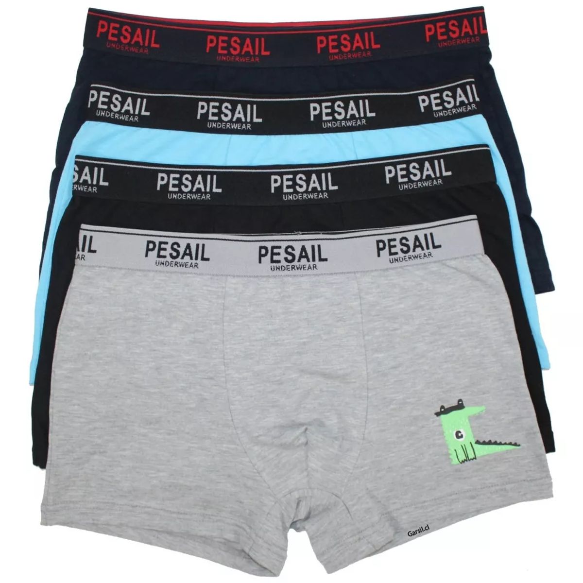 GENERICO - 12 Bóxer Para Hombre De Algodón Con Diseños - Precio Por Docena.