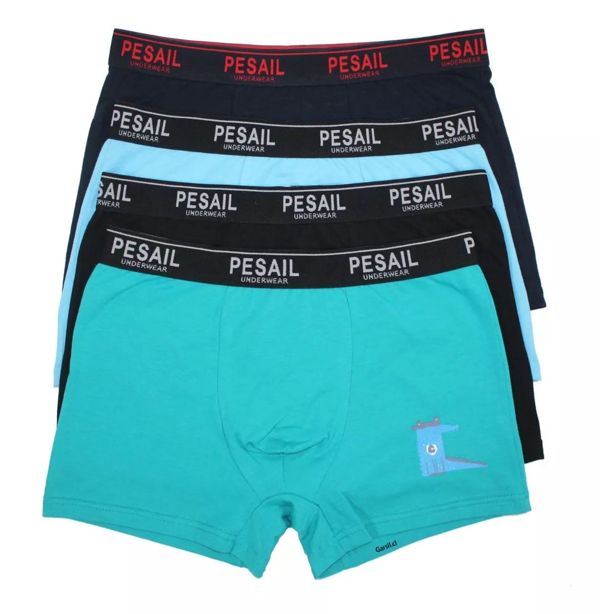 GENERICO - 12 Bóxer Para Hombre De Algodón Con Diseños - Precio Por Docena.