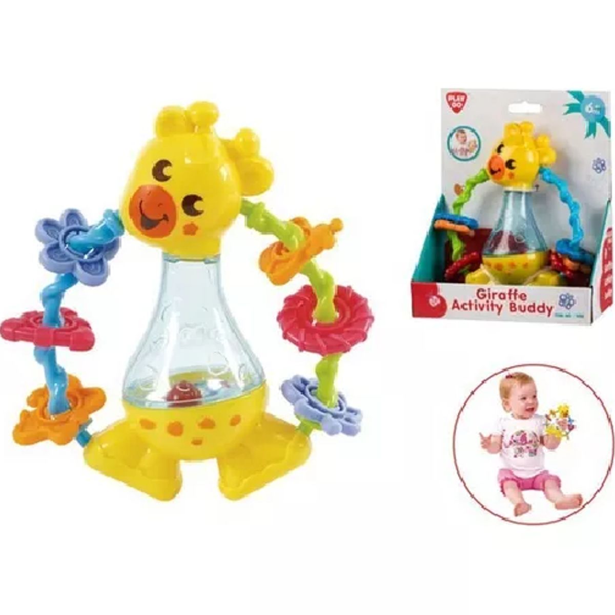 PLAYGO - Sonajeros Mordedores De Bebé Juguete Playgo Jirafa