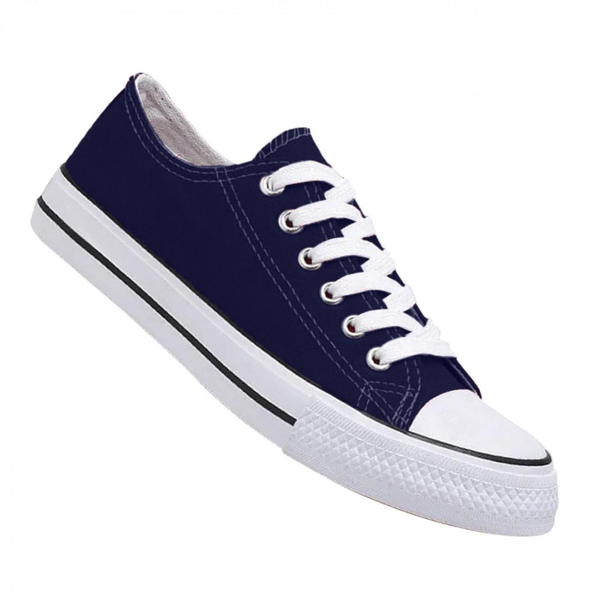 GENERICO - Zapatilla Urbana De Lona Unisex Casual - Burdeo - 7087