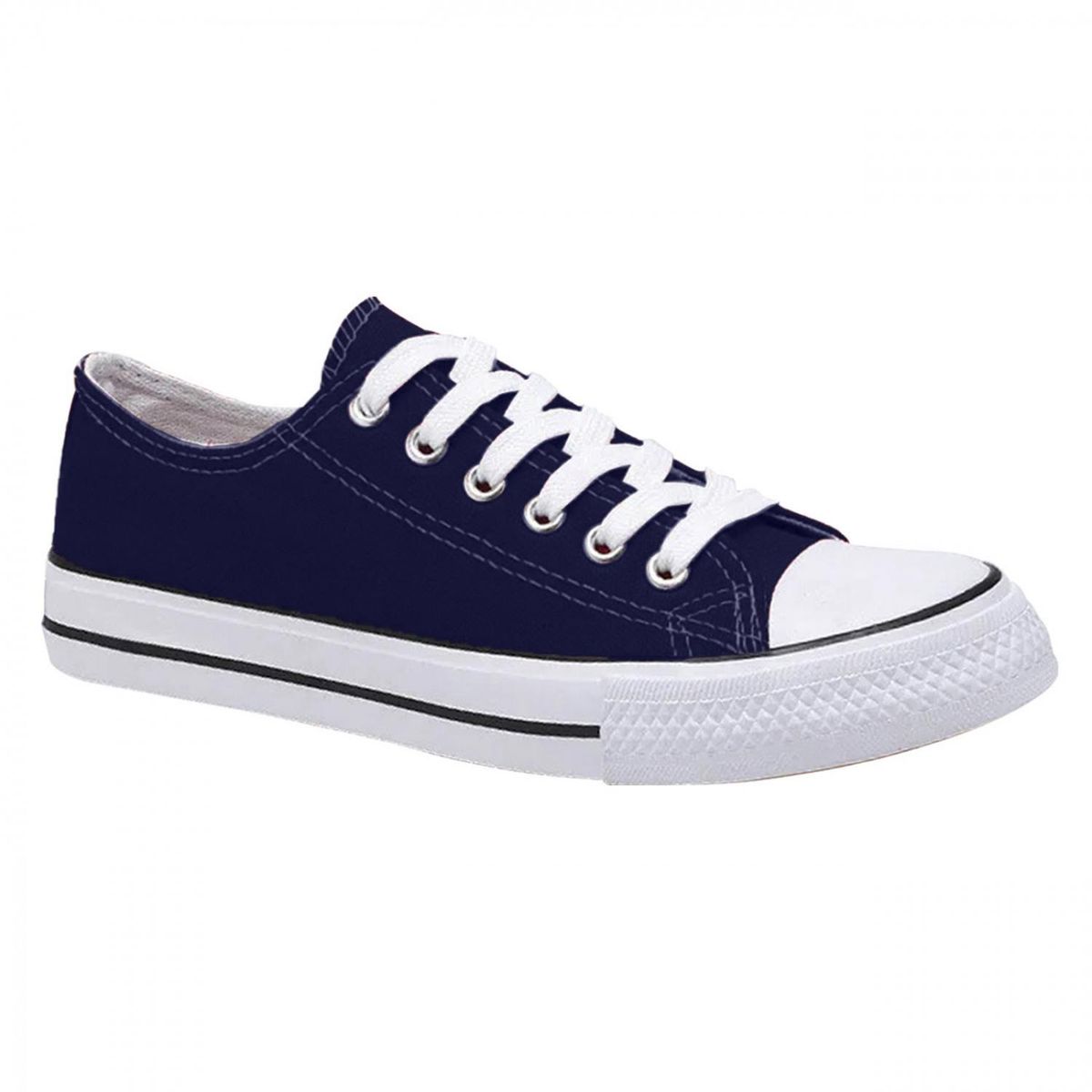 GENERICO - Zapatilla Urbana De Lona Unisex Casual - Burdeo - 7087