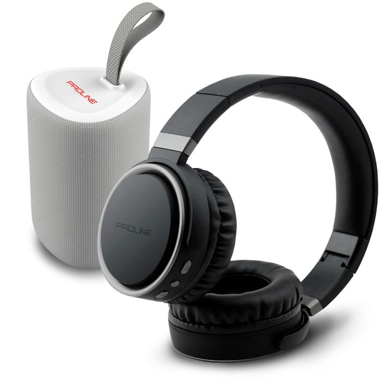 MASTER G - Kit Audífonos Bluetooth Blast + Parlante Bluetooth Zero IPX6