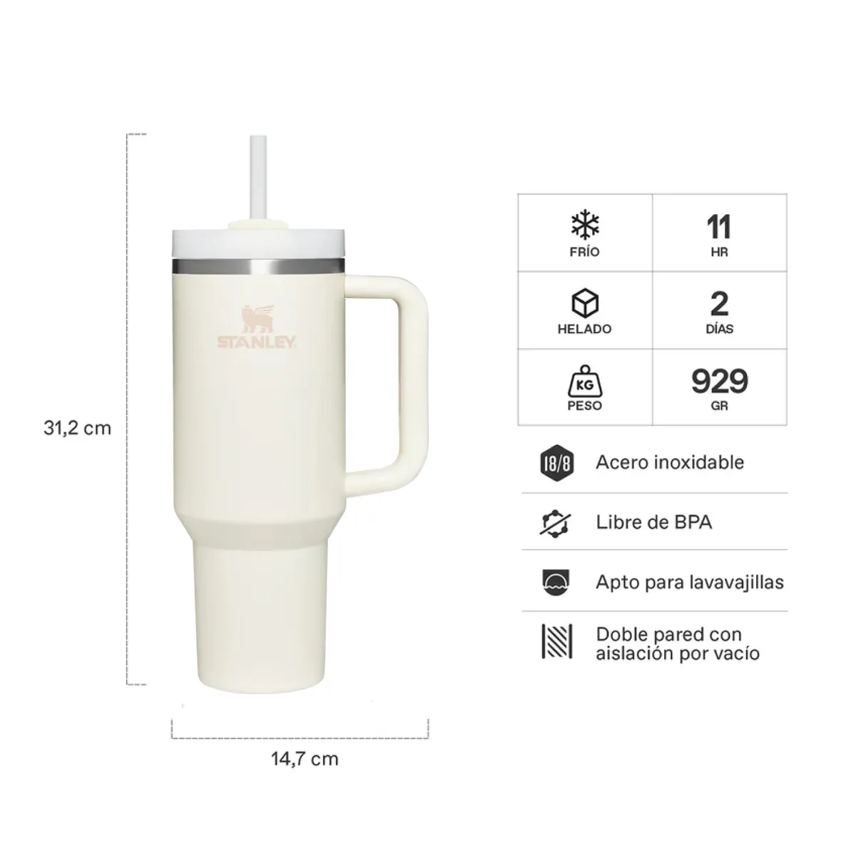 STANLEY - Quencher H2.0 Adventure Crema - 1.18 lt STANLEY