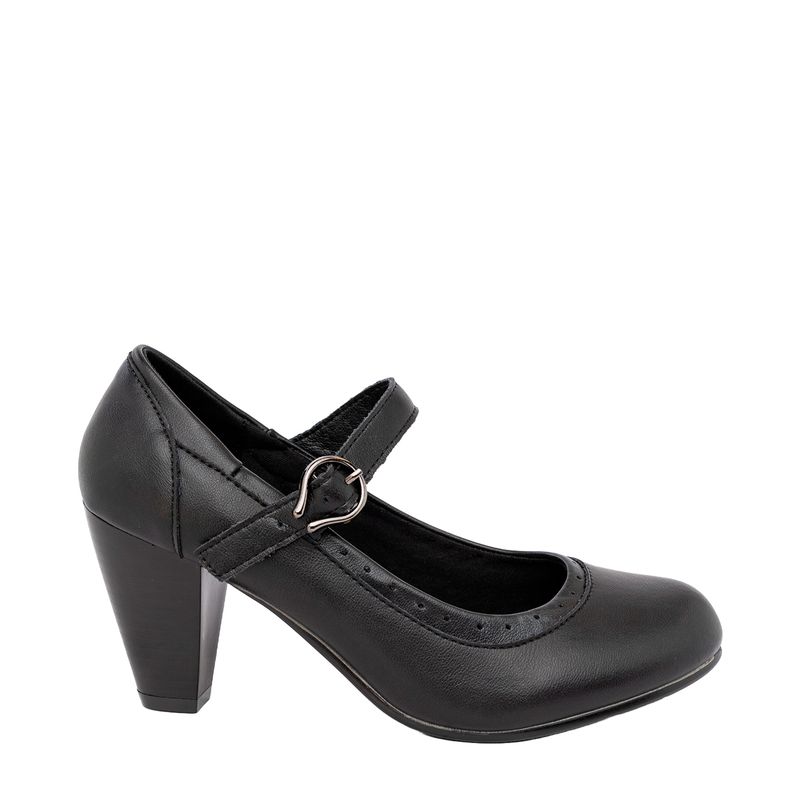 ALQUIMIA - Zapato Cueca Mujer Negro Chilota Alquimia.