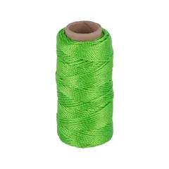 TOOLCRAFT - Hilo Polipropileno Para Albañil Verde 65 Mts