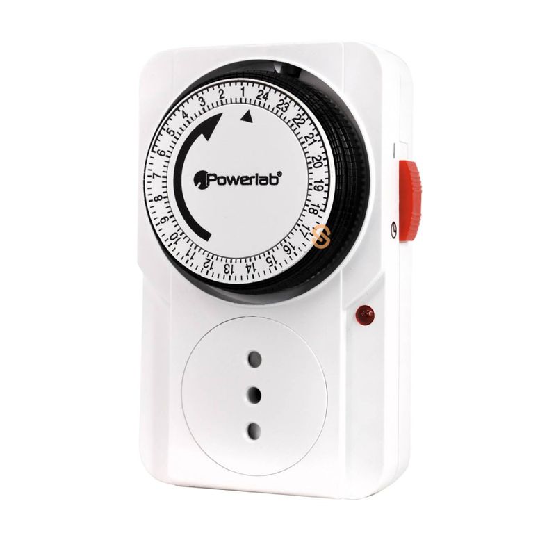 POWERLAB - Temporizador Programable Powerlab 24hrs 2000w 220v Mlab POWERLAB