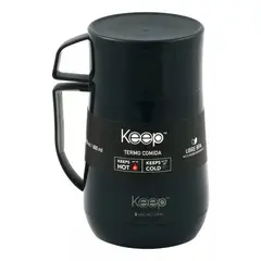 KEEP - Termo Comida Polipropileno 600ml Lonchera Negro