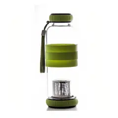 OEM - Botella c infusor 420ml Color Verde