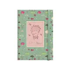GENERICO - Libreta Tapa dura Mediana Principito entre Rosas y Baobabs