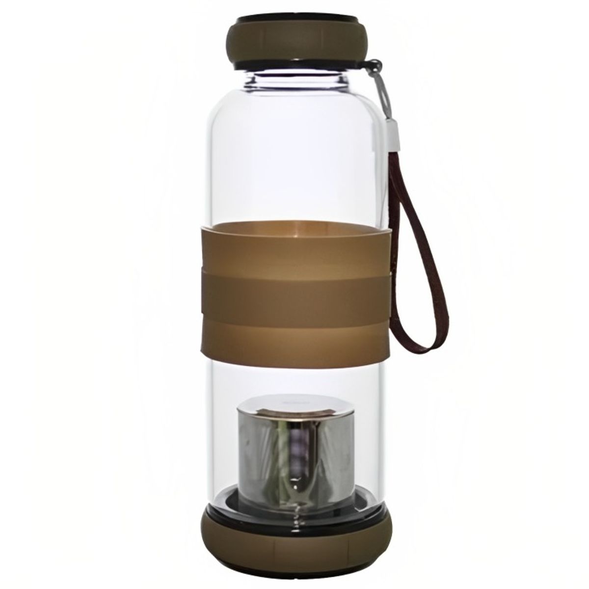 OEM - Botella c infusor 420ml Color Marron