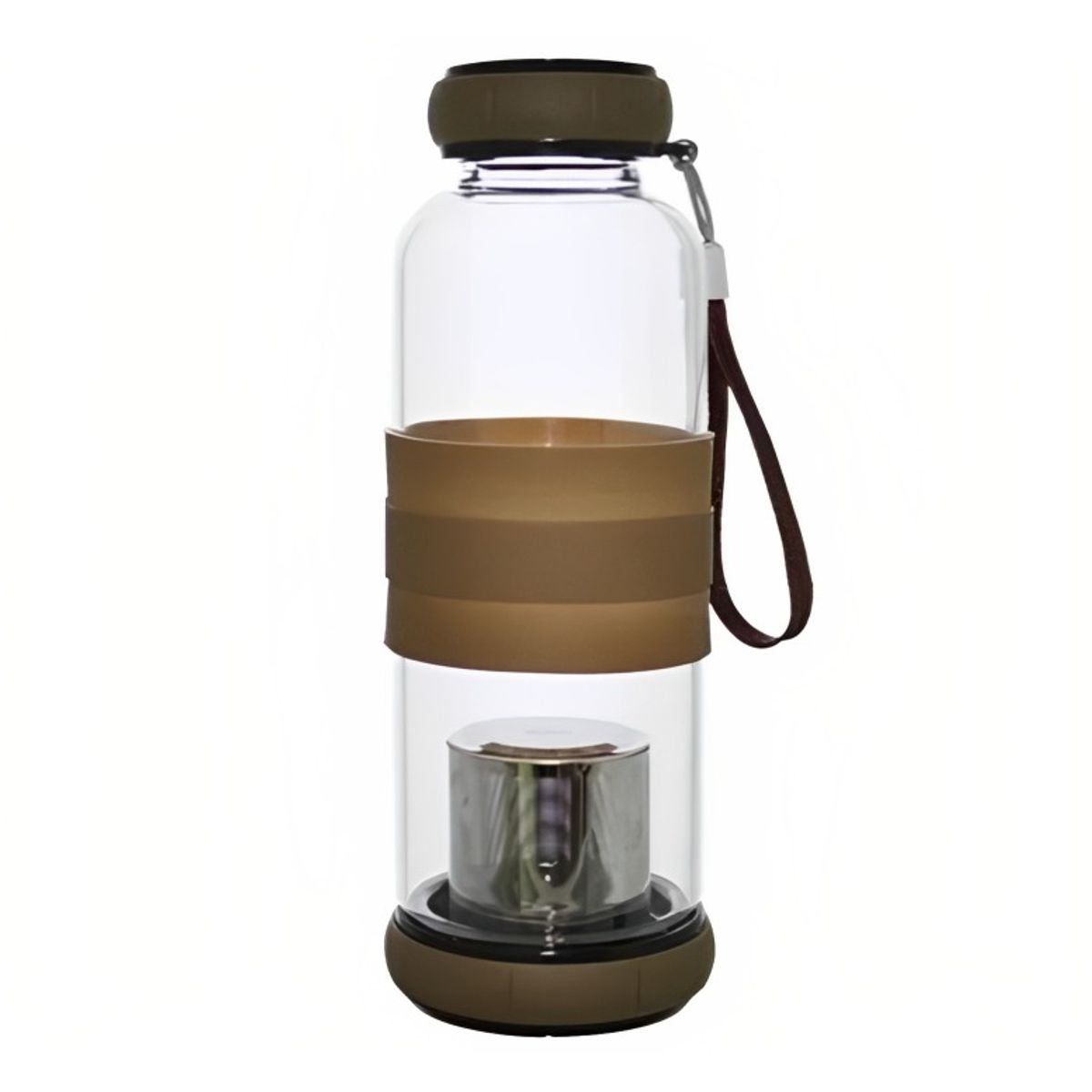 OEM - Botella c infusor 420ml Color Marron