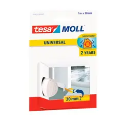 TESA - AISLANTE FRIO PUERTA FLEXIBLE BLANCO 38MM X 1MTS