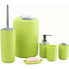 WAKESHOME - Set Accesorios Para Baño 6 piezas Decoracion Hogar