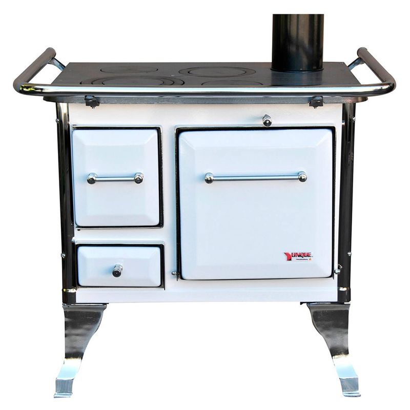 YUNQUE - Cocina leña yunque 70x46 blanco