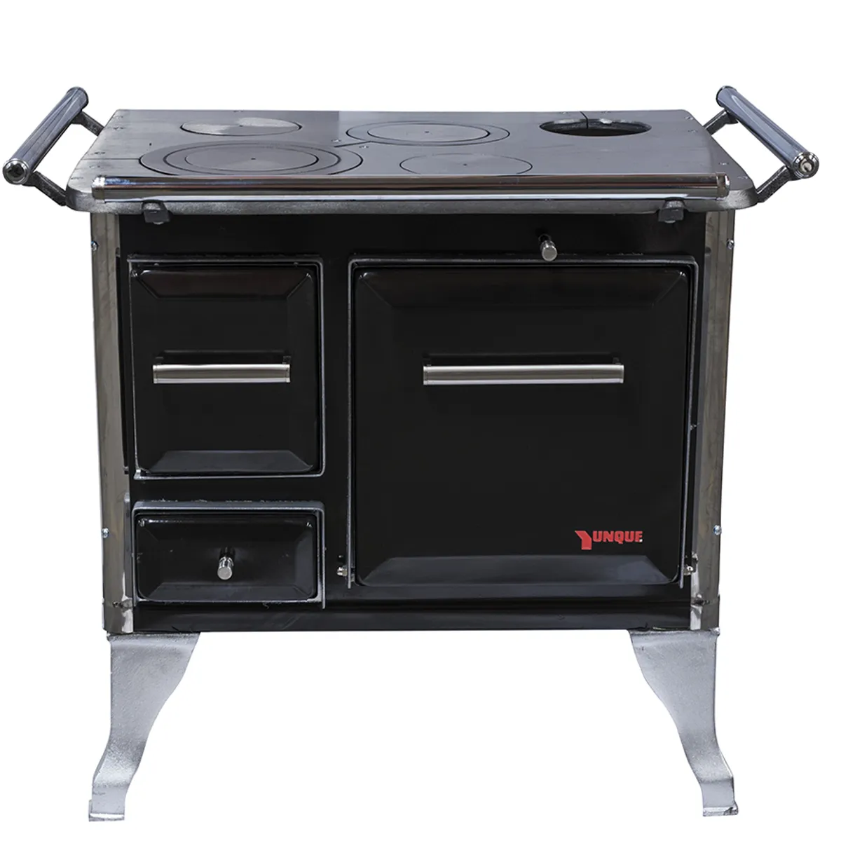 YUNQUE - Cocina leña yunque 70x56 negra