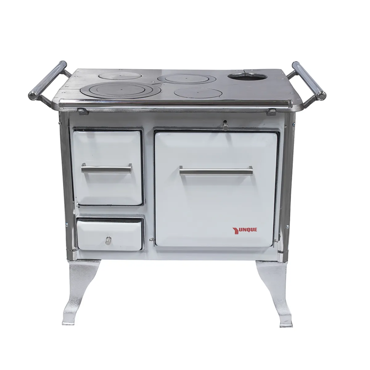 YUNQUE - Cocina leña yunque 70x56 blanca