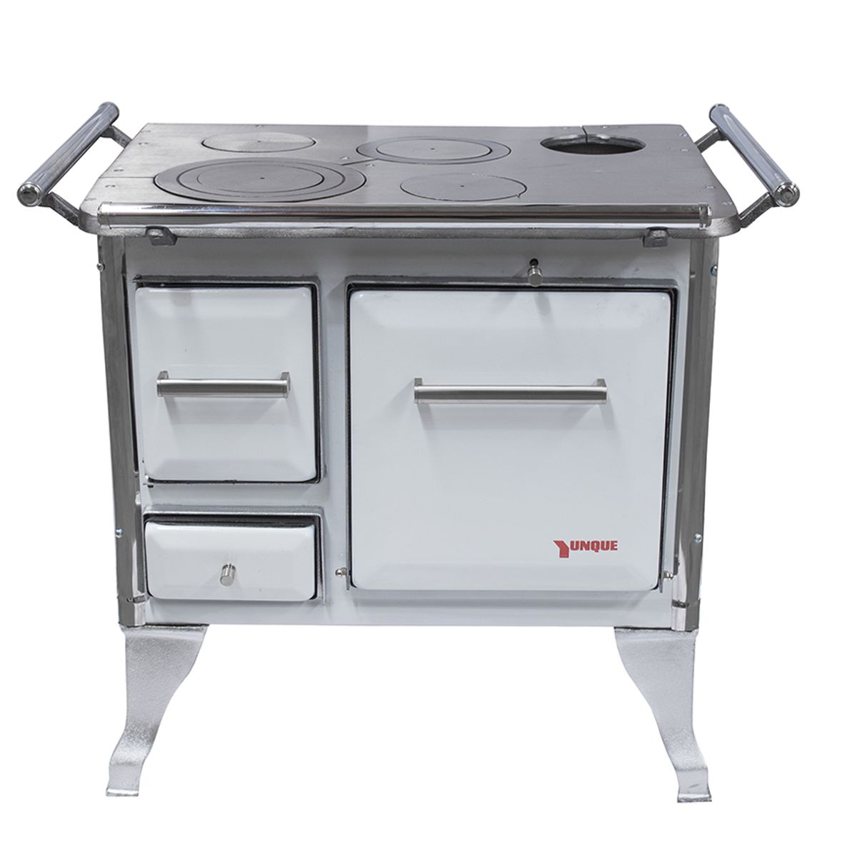 YUNQUE - Cocina leña yunque 80x56 blanco