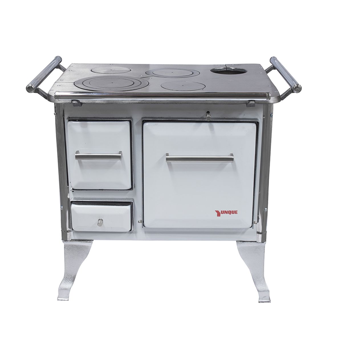 YUNQUE - Cocina leña yunque 80x56 blanco