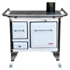 YUNQUE - Cocina leña 80x56 blanco