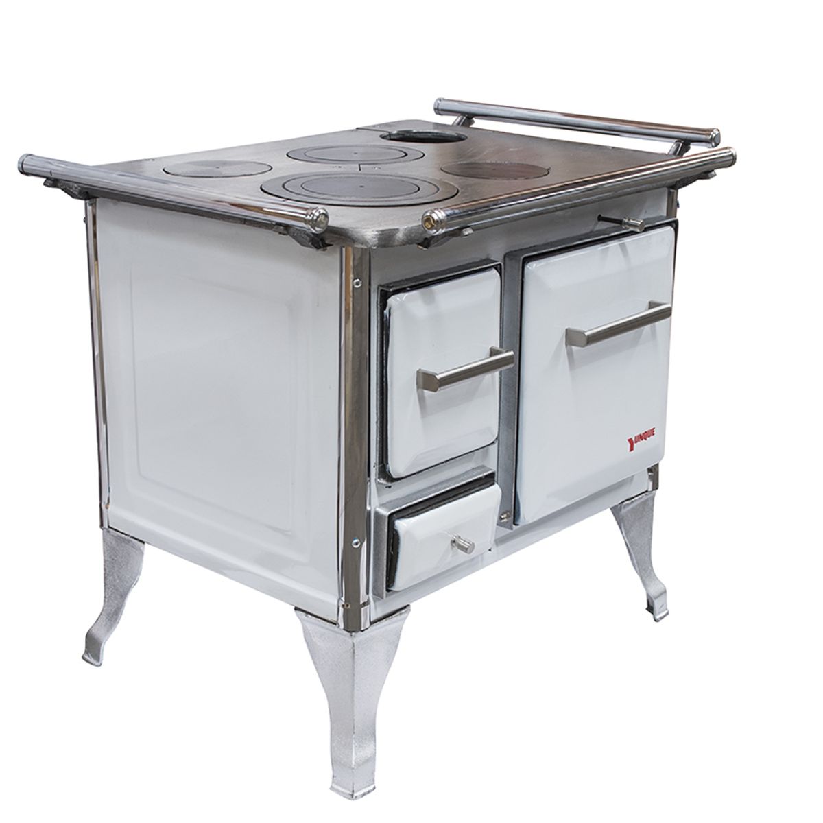 YUNQUE - Cocina leña yunque 80x56 blanco