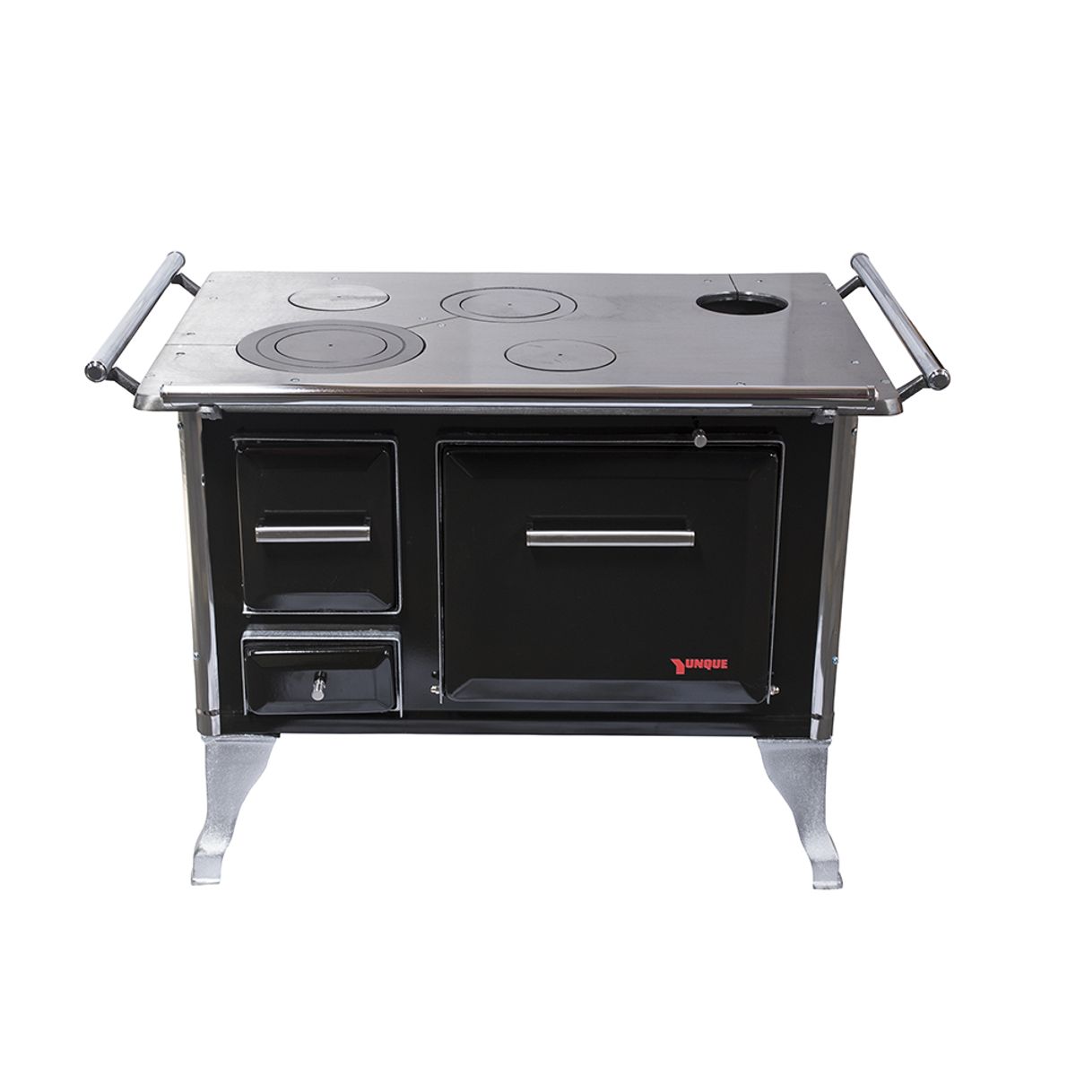 YUNQUE - Cocina leña yunque 90x60 negra