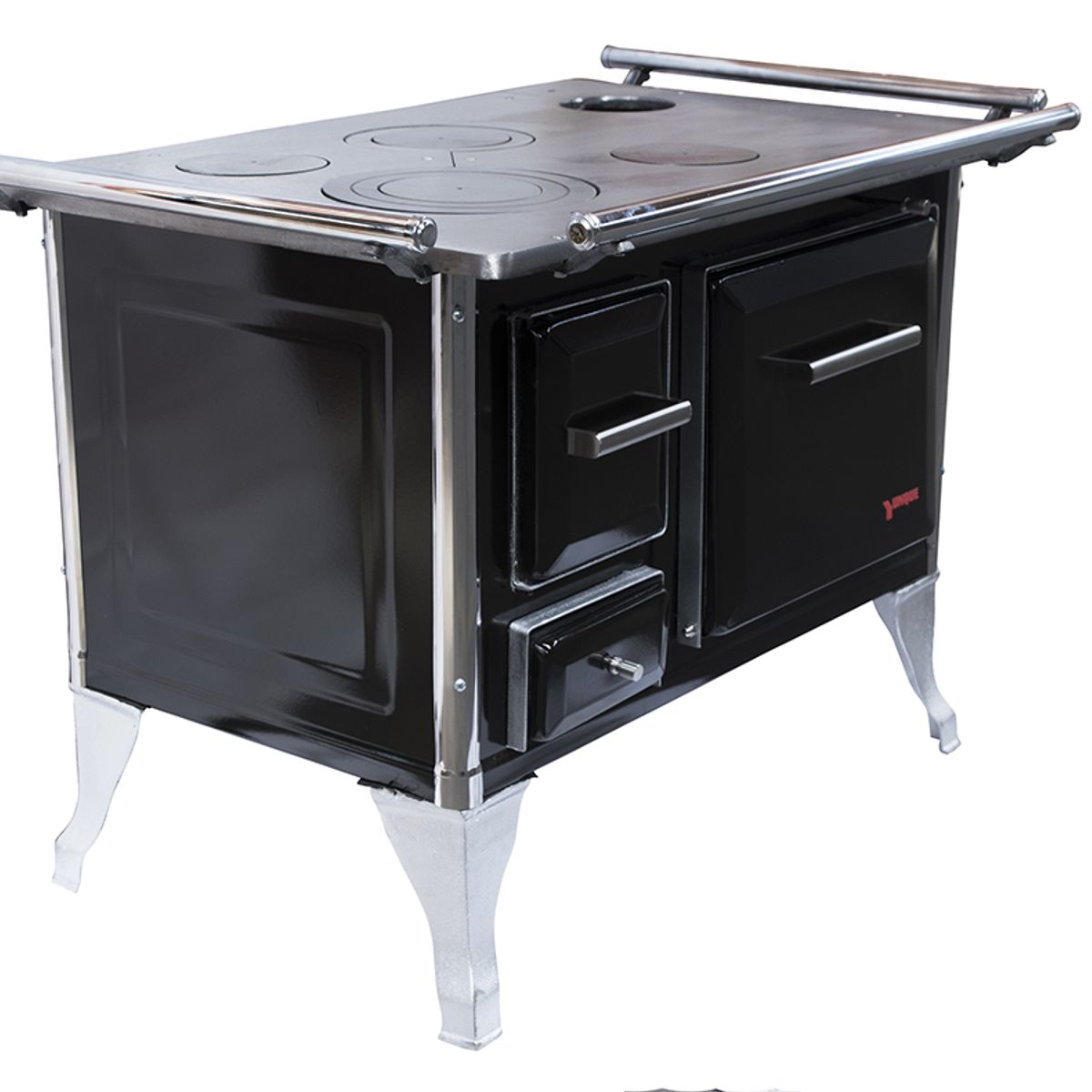 YUNQUE - Cocina leña yunque 90x60 negra