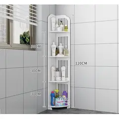 GENERICO - Estante De Baño Organizador Esquinero 4 Nivles